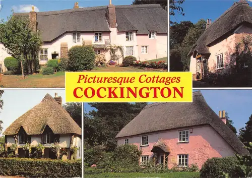 uk35307 malerische Cottages Cockington UK