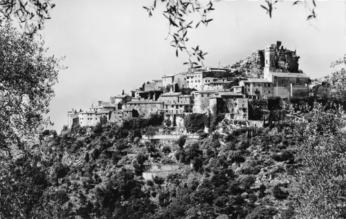 BR28069 Eze Village vu de la moyenne corniche france