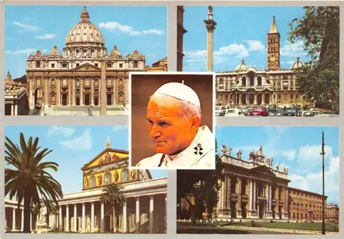 BF41046 Papa Stechpalme Vater Vatikan Popa s jean paul II