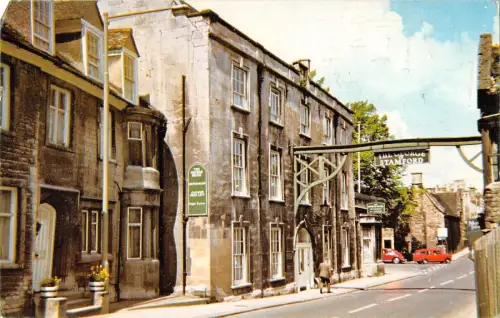 B104490 the george hotel stamford uk 14x9cm