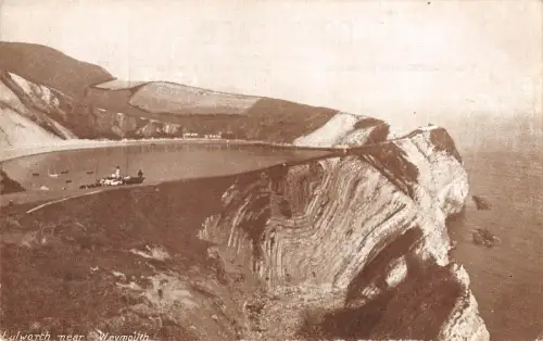 uk27922 lulworth near weymouth real photo uk