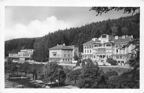 BG34165 lazne luhacovice Luhatschowitz Echtfoto spolecensky dum tschechisch