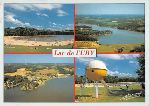 BR54122 Cazaubon Gers le plan d eau du l;ac de l Uby france