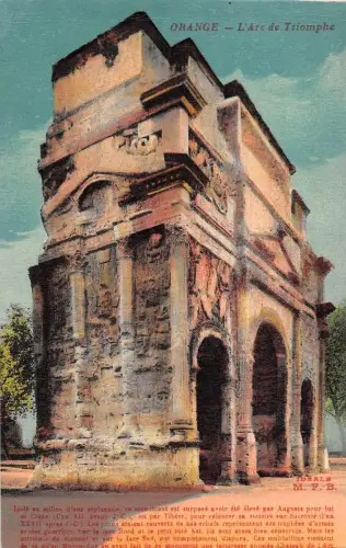 BF5957 orange l arc de triomphe france France 1