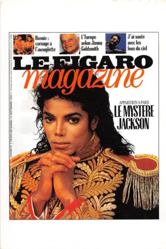 BF39805 le mystere jacson le figaro Magazin Filmstars Musik