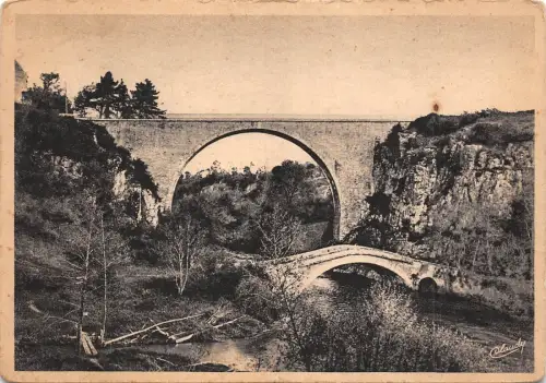 BR43571 Pierre perthuis la vallee de la cure et les deux ponts Frankreich