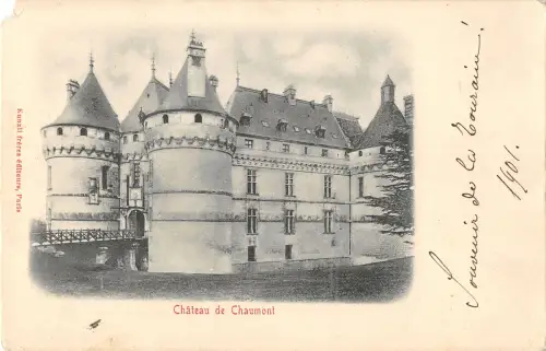 B105701 Frankreich Schloss Chateau de Chaumont, Schloss