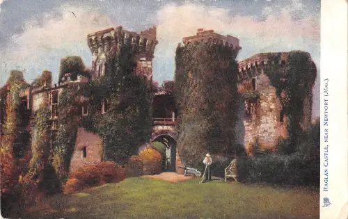 uk31576 raglan castle newport wales uk