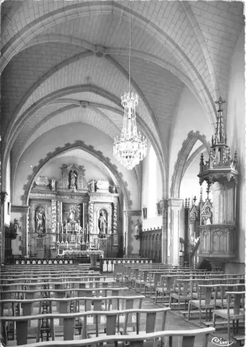 BR7722 Ruynes en margeride interieur de l Eglise Postkarte Frankreich