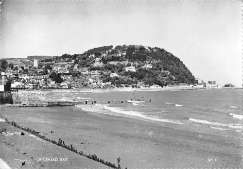 BR68074 Minehead Bay Echtfoto UK