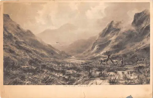 uk24048 int the valley real photo uk