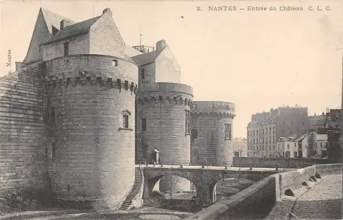 BR78298 nantes entree du chateau france