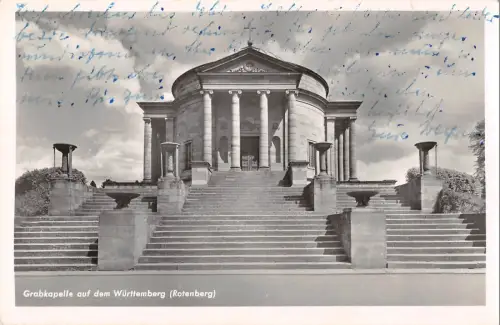 BG34705 Grabkapelle auf dem württemberg rotenberg Echtfoto Deutschland