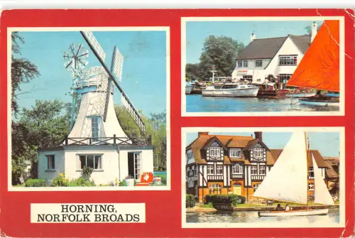 uk8827 horning norfolk broads uk windmill