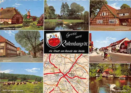 BG1660 gruss au rotenburg h die stadt am rande der heide CPSM 14x9,5cm germany