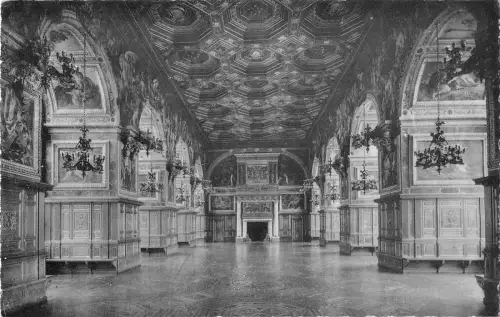 B97937 palais de fontainebleau galerie henri II frankreich Echtfoto