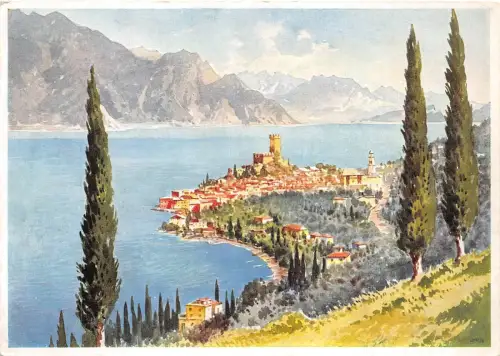 BG3188 yos malcesine lago di garda CPSM 15x9,5cm italy