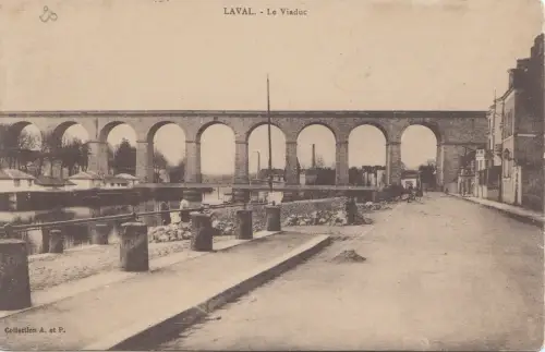 BF12193 le viaduc laval france front/back image