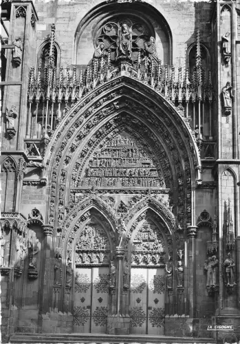 BR7648 Thann Eglise Saint Thiebaut Postkarte Frankreich