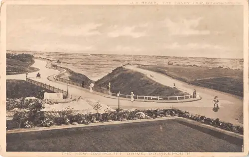 uk22635 new overcliffe drive bournemouth real photo uk