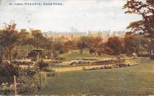 uk3093 margate dane park kent real photo uk