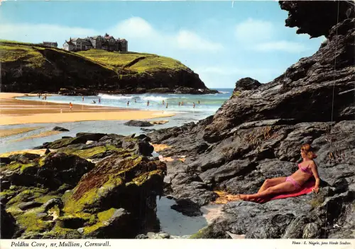 uk47469 poldhu cove pfosten cornwall uk pin up risque