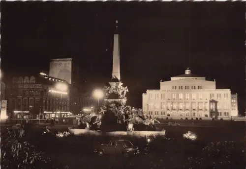 BG16066 Opernhaus am Karl Marx Platz Leipzig Germany CPSM 14,5x9cm