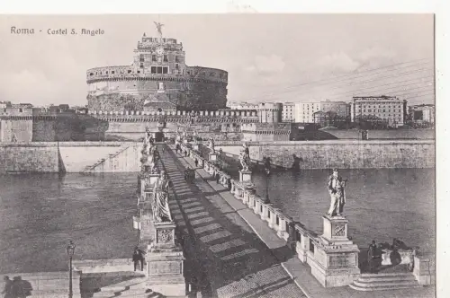 BF17505 roma castel s angelo italy front/back image
