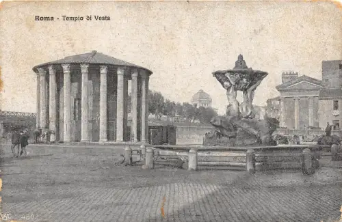 BR40923 Roma Tempio di Vesta Italien