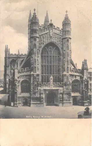 BR59000 Bath Abbey West Front UK