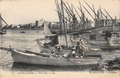 B107658 Ägypten Alexandrie La Baie Ouest Echtfoto UK