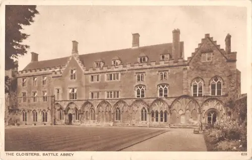 uk4391 cloisters battle abbey real photo uk