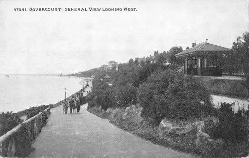 uk2517 dovercourt general view real photo uk