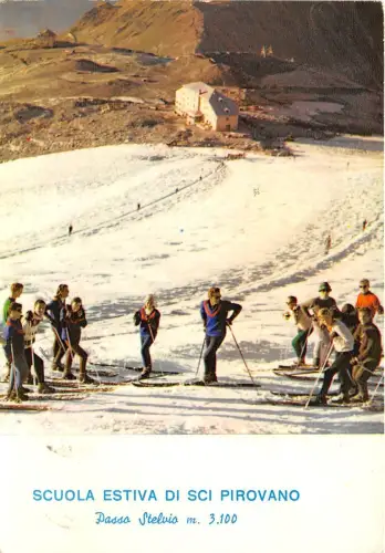 B84308 scuola estiva di sci pirovano passo stelvia ski italy