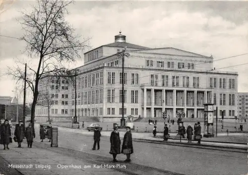 BG33966 Opernhaus am karl marx platz leipzig Echtfoto Deutschland