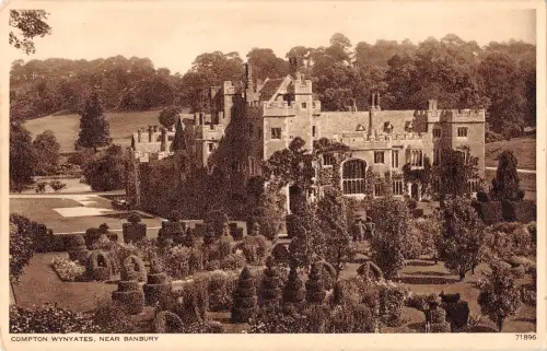 uk17917 compton wynyates banbury real photo uk