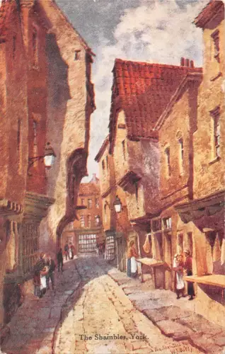 uk3633 the shambles york real photo uk