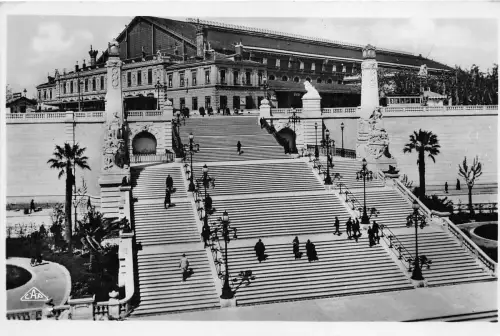 BR29843 Marseille l escalier monumental de la gare france