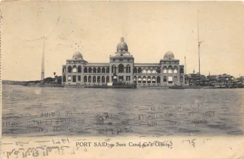 BG32717 Hafen sagte suez canal co s Büros Ägypten