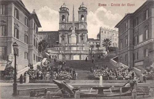 BR70898 roma trinita del monti italy
