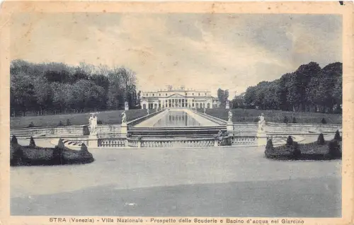 B39435 Stra Venezia Vila Nazionale Prospotto delle Scuderie e Bacino italy