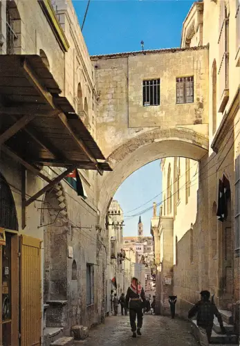 BR49662 Via dolorosa old cuty jerusalem Israel