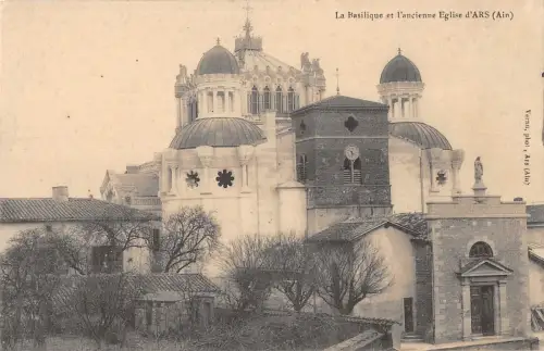 BF7223 la basilique et l ancienne eglise d ars ain france Frankreich