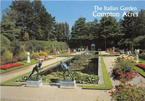 uk49540 italian gardens compton acres uk
