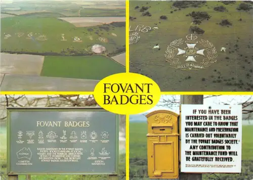 uk43907 fovant badges uk salisbury head post office