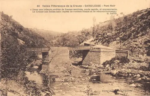 BF5969 gargilesse pont noir creuse france Frankreich