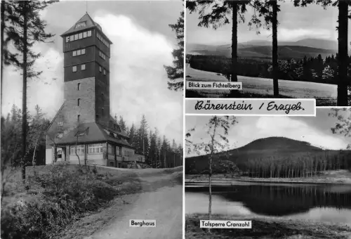 BG16413 barenstein erzgeb blick zum fichtelberg berghaus germany CPSM 14,5x9cm