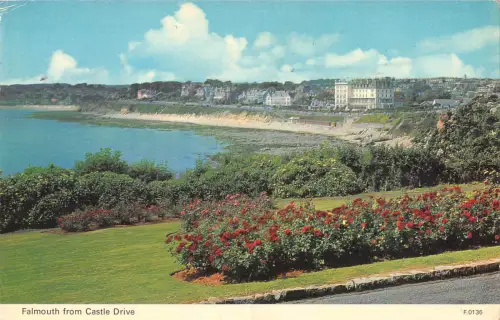 uk9642 falmouth from castle drive uk