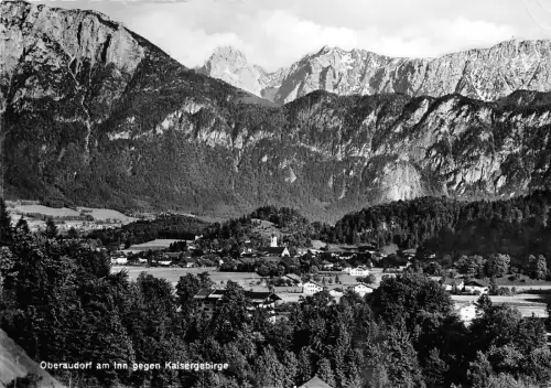 BG21987 oberaudorf am inn gegen kaisergebirge germany CPSM 14,5x9cm