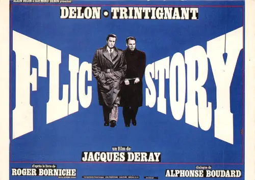 BF39775 flic story alain delon jean louis trintignant Filmstars Musik